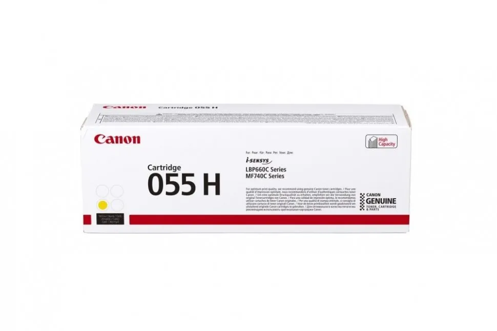 Картридж YELLOW 5.9K CRG-055HY 3017C002 CANON