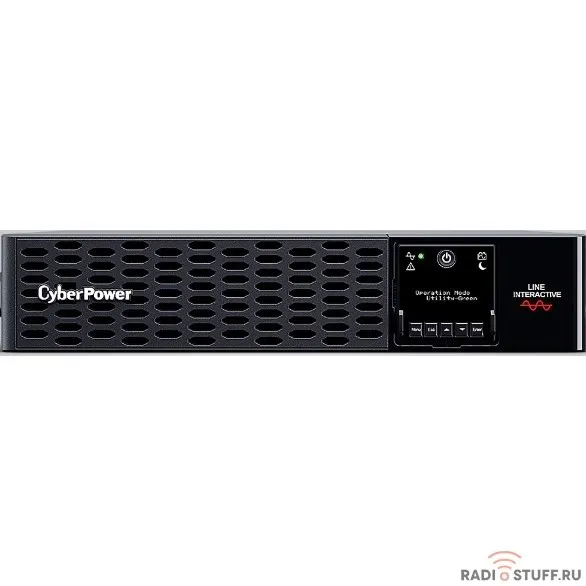 UPS CyberPower PR2200ERTXL2U {2200VA/2200W USB/RS-232/EPO/Dry/SNMPslot (IEC C13 x 6, IEC C19 x 2) (12V / 9AH х 4)}