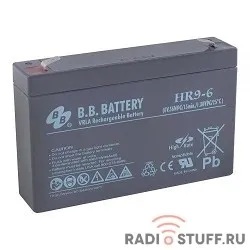 B.B. Battery Аккумулятор HR 9-6 (6V 9(8)Ah)