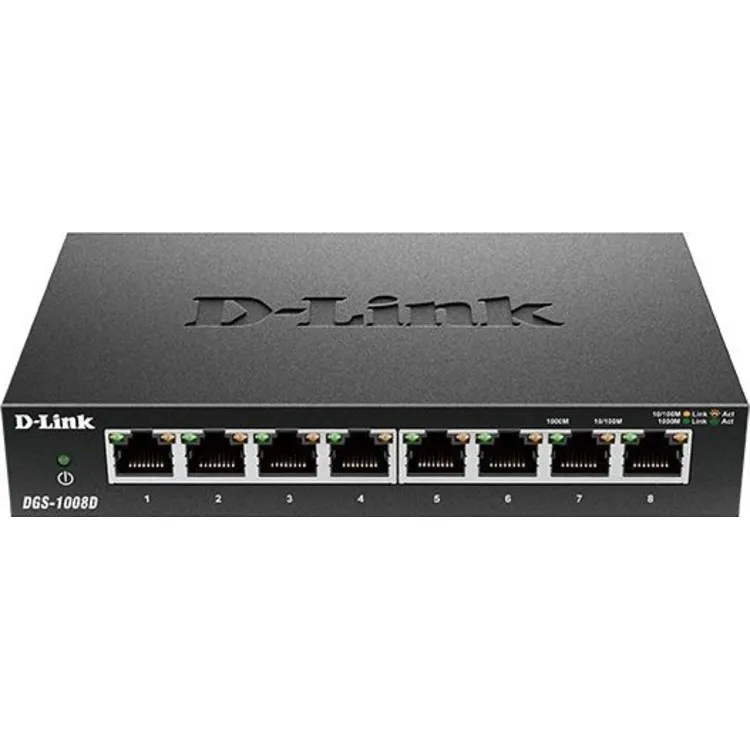 DGS-1008D/J3A коммутатор D-Link 
