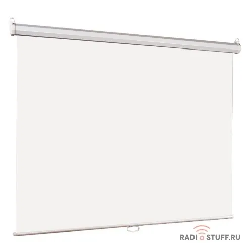 Lumien Eco Picture [LEP-100112] Настенный экран  128х171см (рабочая область 122х165 см) Matte White восьмигранный корпус, возможность потолочн./настенного крепления, уровень в комплекте, 4:3 (треуголь