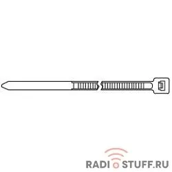 Hyperline GT-370IC Стяжка нейлоновая неоткрывающаяся, безгалогенная (halogen free), 370x3.6мм, (100 шт)