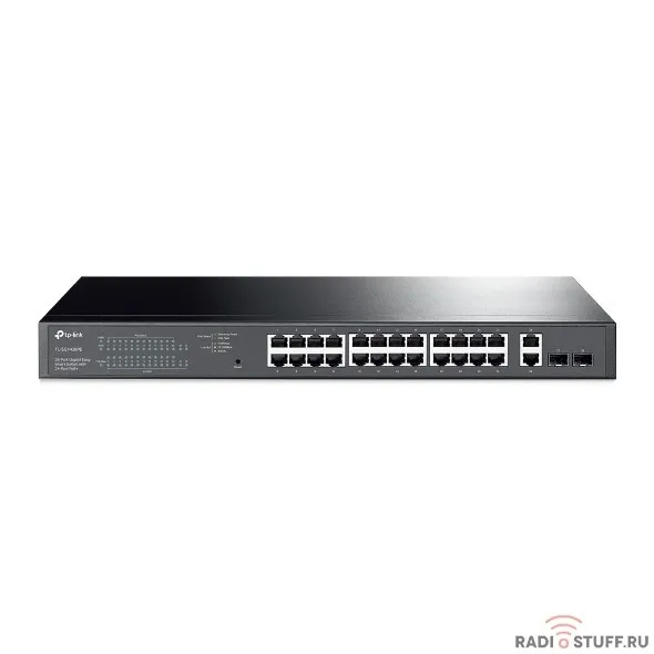 TP-Link TL-SG1428PE Easy Smart 28 портовый гигабитный коммутатор с 24 портами PoE+ SMB