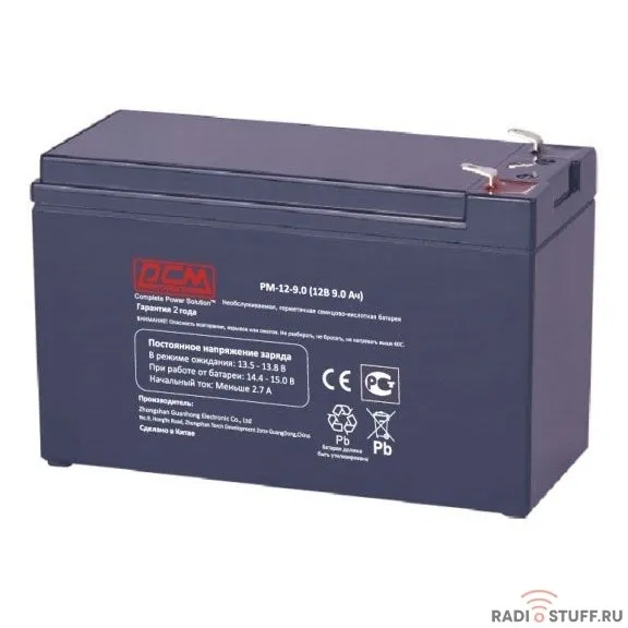 Powercom Аккумулятор PM-12-9.0
