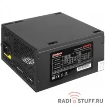 Exegate EX260637RUS-S Блок питания 350W ExeGate 350PPE, ATX, SC, black, APFC, 12cm, 24p+4p, PCI-E, 5*SATA, 3*IDE, FDD + кабель 220V с защитой от выдергивания