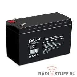Exegate EP129860RUS Аккумуляторная батарея HR 12-9 (12V 9Ah 1234W, клеммы F2)