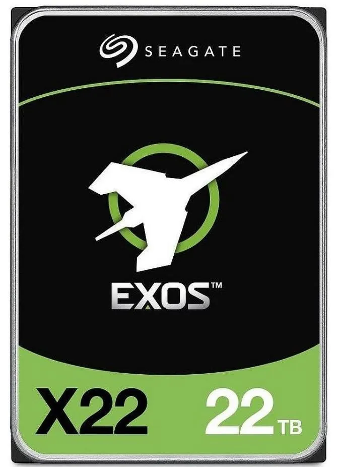 Жесткий диск SEAGATE Enterprise Capacity 3.5" HDD Exos X22 22TB Наличие SAS 512 Мб 7200 об/мин 3,5" Время наработки на отказ 2500000 ч. ST22000NM000E