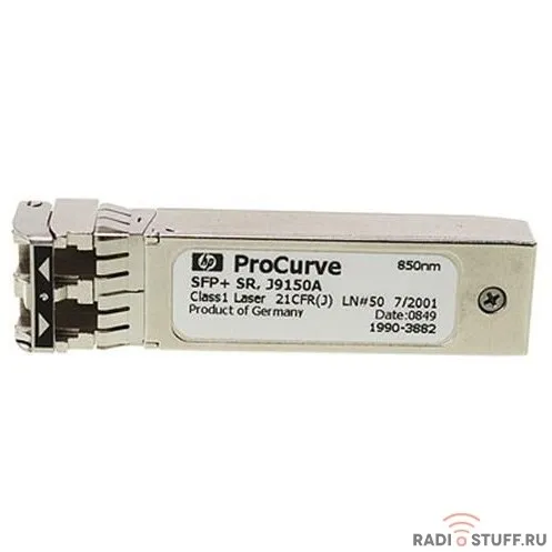 HP J9150D Трансивер HPE Aruba 10G SFP+ LC SR 300m MMF XCVR