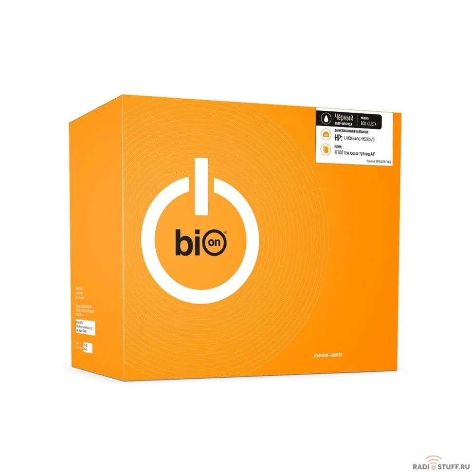 Bion CF287X Картридж для HP LaserJet E52545/M506/M527, LaserJet Enterprise M506/M527, LaserJet Flow E52545/M527, LaserJet Pro M501 (18000  стр.), Черный