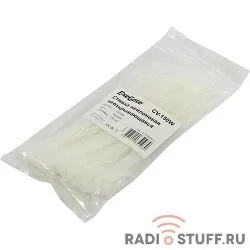 Exegate EX253848RUS Стяжка нейлоновая, неоткрывающаяся. Exegate <CV-150W>, 150мм, упак. 100шт White