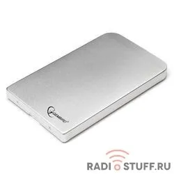 Gembird EE2-U2S-41-S Внешний корпус 2.5" Gembird EE2-U2S-41, серебро, USB 2.0, SATA, металл
