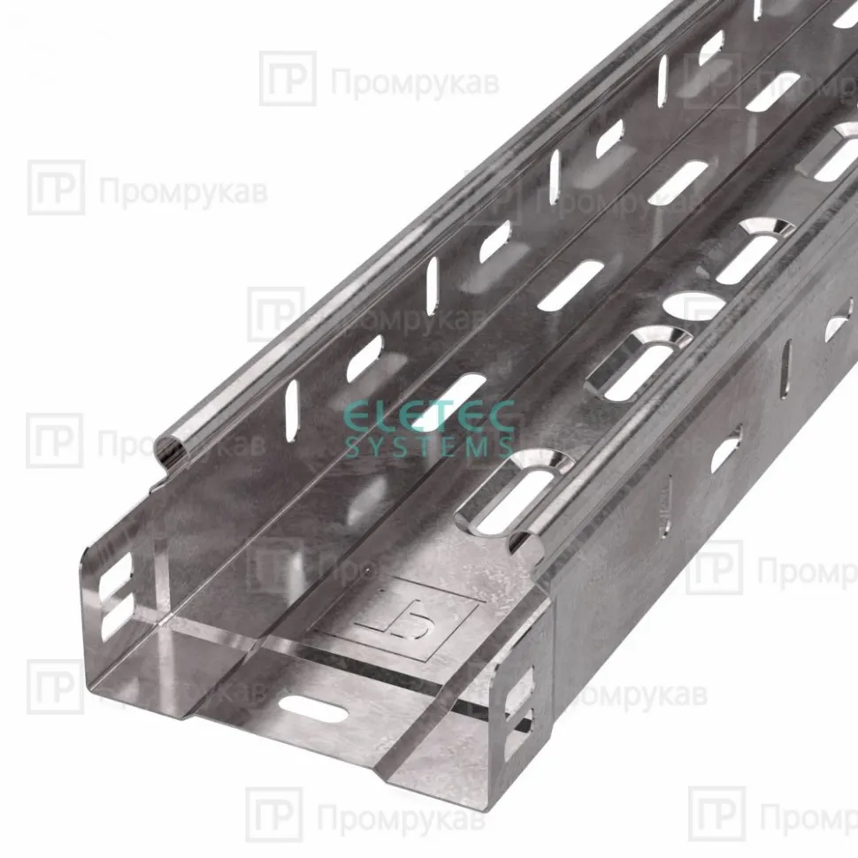Лоток перфорированный Стандарт 200х100х3000 (6 м/уп) Промрукав