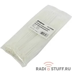 Exegate EX253850RUS Стяжка нейлоновая, неоткрывающаяся. Exegate <CV-200W>, 200мм, упак. 100шт White