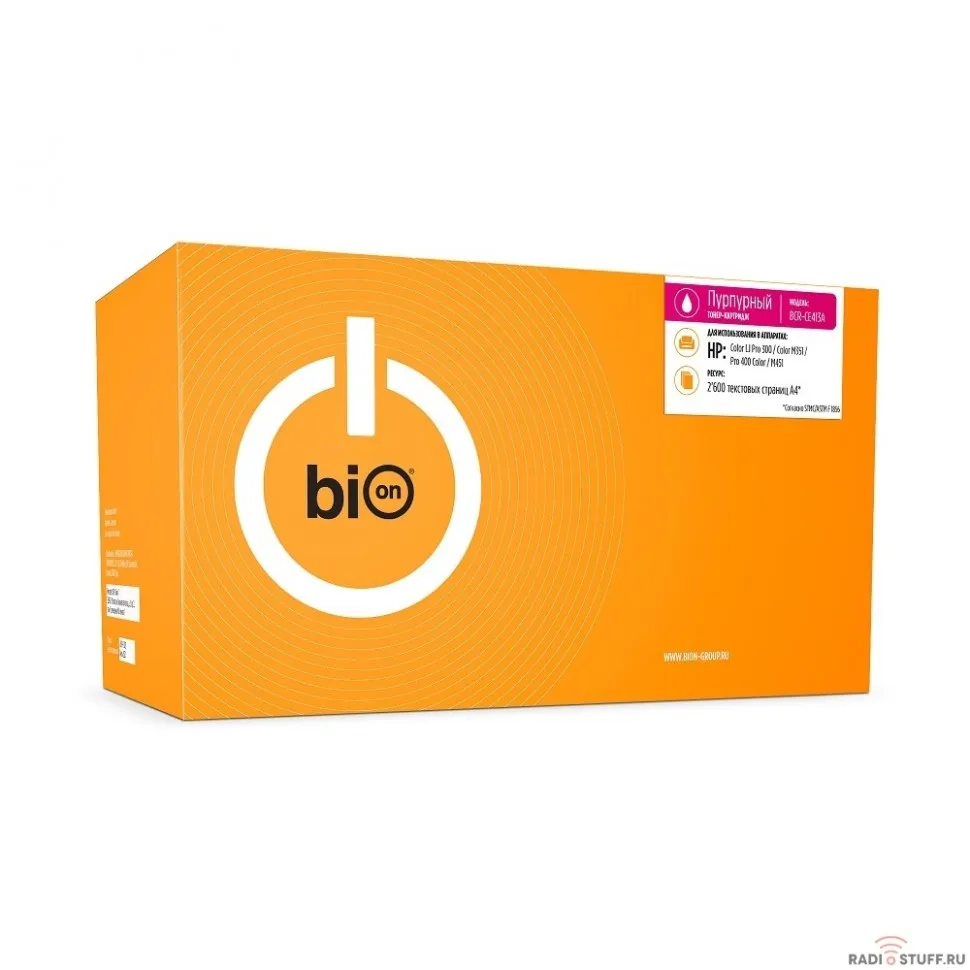 Bion CE413A Картридж для HP LaserJet Pro M351/M375/M451/M475 (2600  стр.), Пурпурный