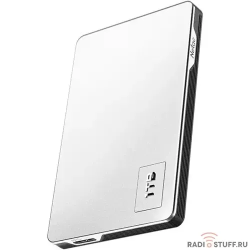Netac Portable HDD 1TB USB 3.0  NT05K338N-001T-30SL K338 2.5" серебристый