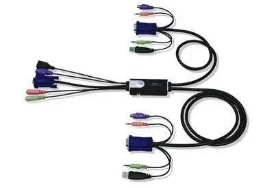 KVM-переключатель Aten CS52A-A7 W/CAB, USB 2PORT VGA 