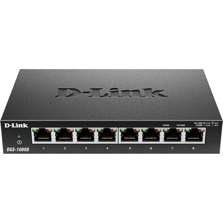 DGS-1008D/J3A коммутатор D-Link 
