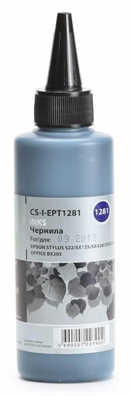 Чернила BLACK 100ML S22/SX125 CS-I-EPT1281 CACTUS